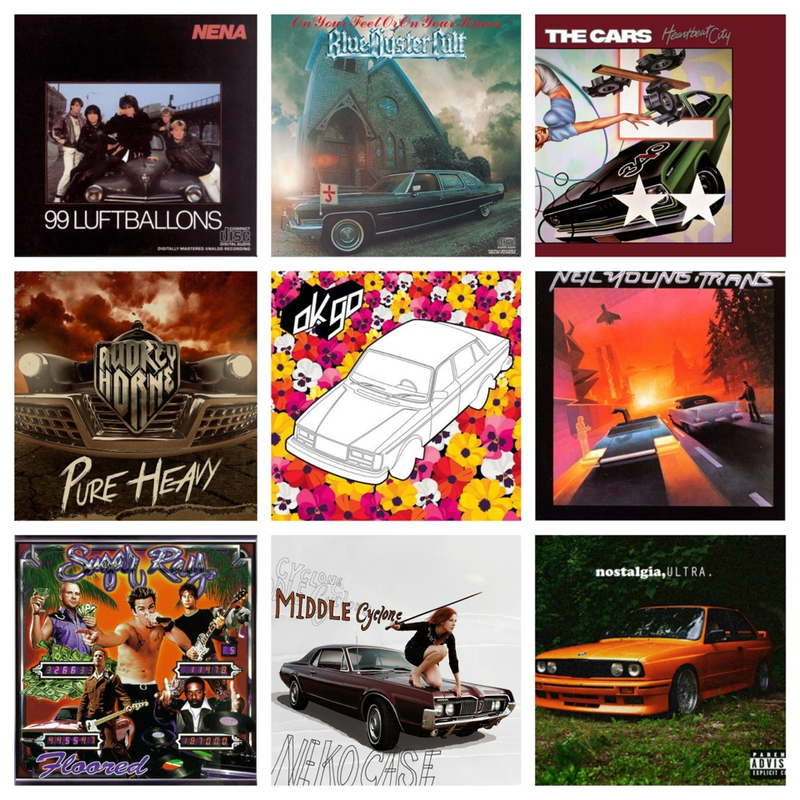 Illustration for article titled Cars on Album Covers